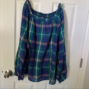 NWT Old Navy plaid top